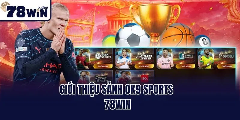 OK9 Sports 78win - Sảnh Cá Cược Thể Thao Siêu Hot Hit 1 Giới thiệu sảnh OK9 Sports 78win